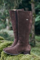 Dubarry Downpatrick Ladies Suede Knee High Boots - Cigar