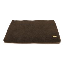 Waterproof Cage Mat-Brown Sherpa Fleece