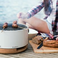 Portable Table Top BBQ - White