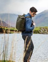 Heritage Waxed Canvas Back Pack - Olive