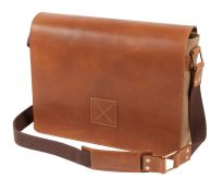 Windsor Leather and Canvas Messenger Bag