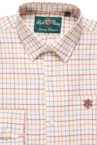 Alan Paine Kids Ilkley Shirt - Brown Check