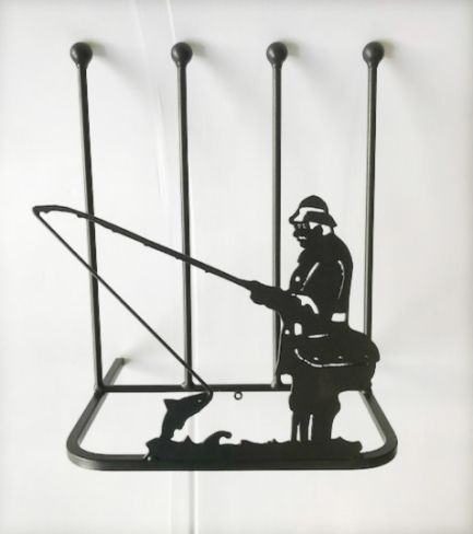 2 PAIR BOOT RACK - FISHERMAN