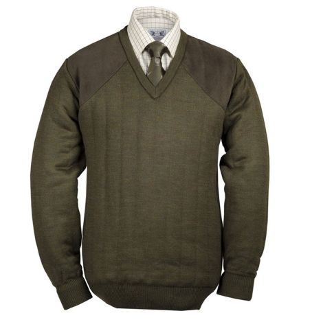 Quiltknit Triple Layer Sweater V Neck