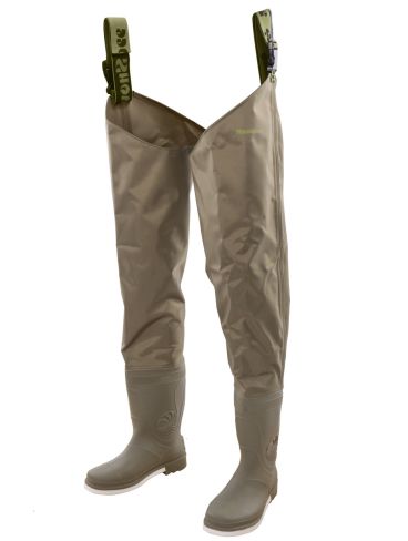 Snowbee 210d Nylon Wadermaster Thigh Wader - Cleated Sole