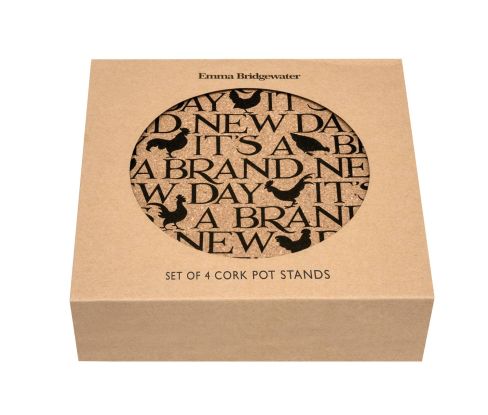 Cork Pot stand set of 4