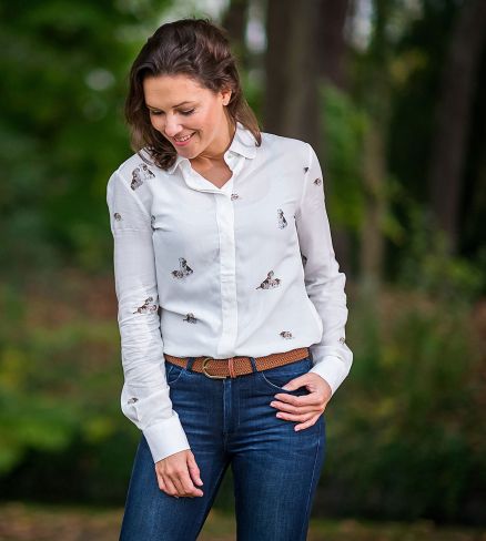 Baleno Beagle Print Blouse