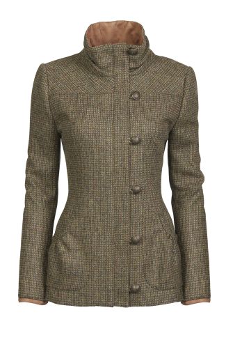 Dubarry Bracken Tweed Utility Jacket Heath