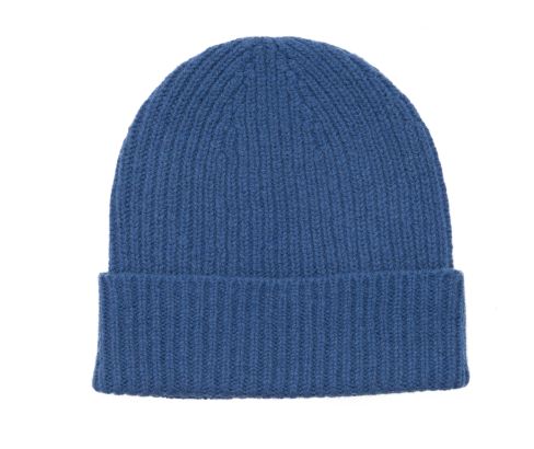 Lambswool Beanie Blue