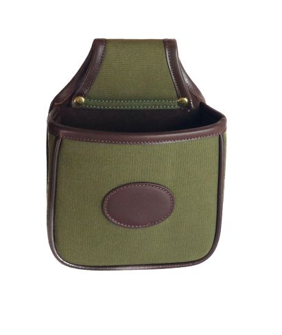 Canvas and Leather Cartridge Loader Pouch Large