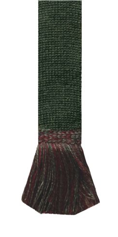 Lomond Wool Garters - Spruce Burgundy