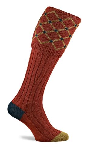 Diamond top Shooting Socks Maple