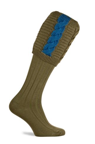 Governor Shooting Socks Old Sage/Blue