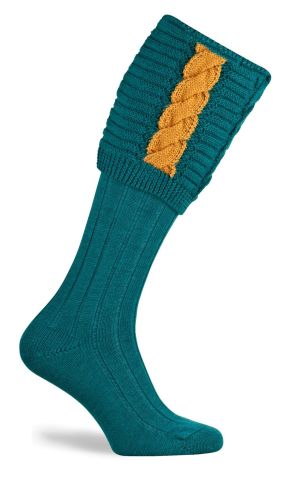Governor Shooting Socks Turquoise