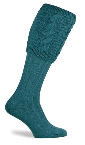 Valiant Shooting Socks Turquoise