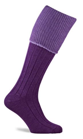 Chiltern Shooting Socks Purple