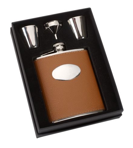Hip Flask and Tot Set