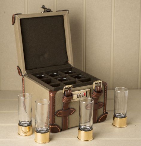 Position Finder Shot Glasses in Carry Case
