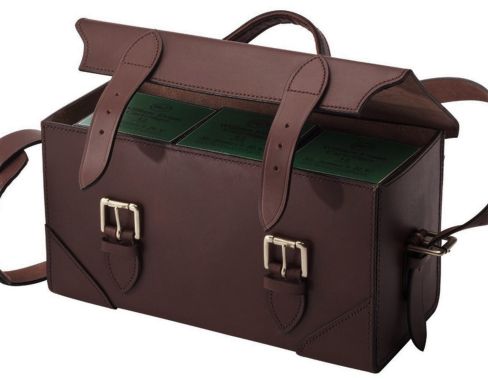 FFF Leather Hinged Cartridge Box
