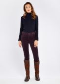 Dubarry Honeysuckle Stretch Pin Cord Jeans - Plum