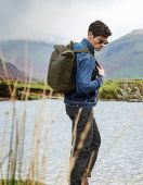 Heritage Waxed Canvas Back Pack - Olive