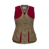 Josie Gilet Brown/Red