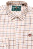 Alan Paine Kids Ilkley Shirt - Brown Check