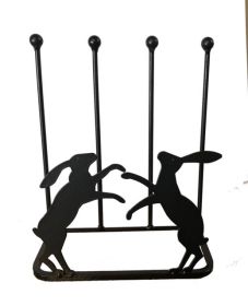 2 PAIR BOOT RACK - BOXING HARES