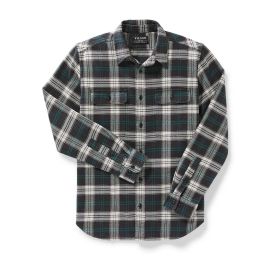 Filson’s Vintage Flannel Work Shirt Black Teal Cream Check