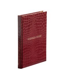 Address Book - Portrait - Burgundy