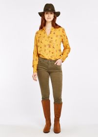 Dubarry Honeysuckle Stretch Pin Cord Jeans - Dusky Green