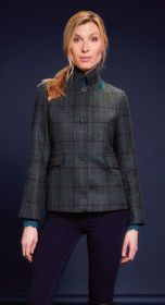Jack Murphy Donna L/S Fitted Jacket With Peplum Teal Earth