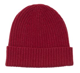 Lambswool Beanie Deep Red