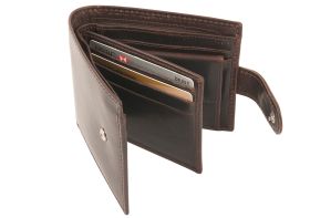 RFID Richmond Wallets Dark Brown