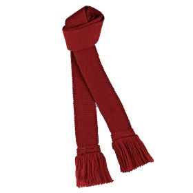 Wool Garters - Deep Red