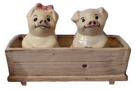 Handmade Piggy Salt & Peppers